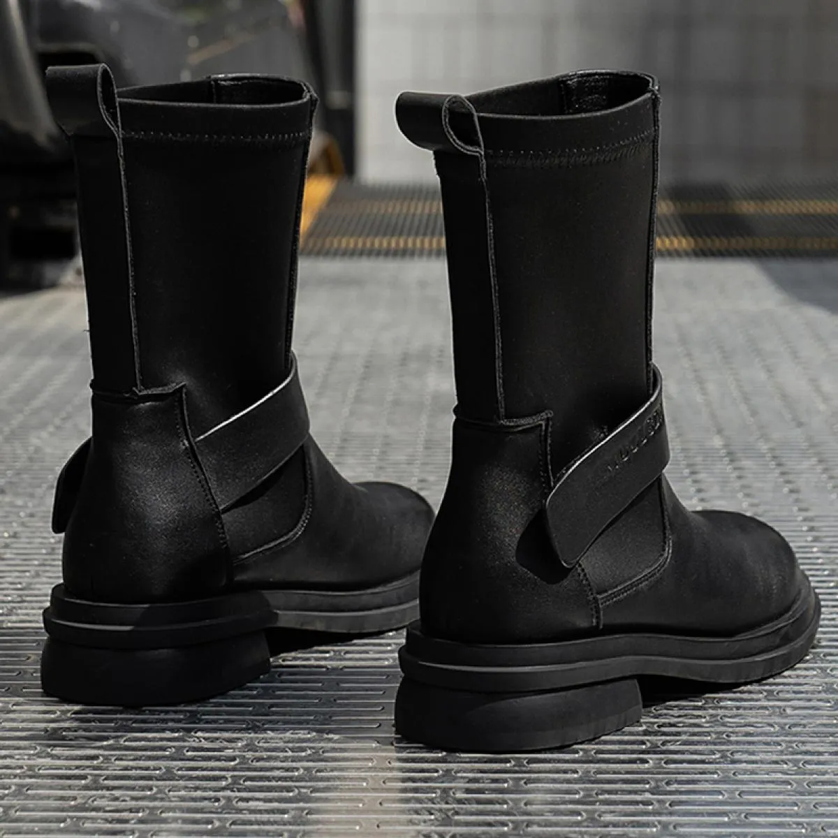 Stivali Chelsea 2023 nuove donne invernali scarpe con tacco medio piattaforma stivali da donna gladiatore alla caviglia grossi s