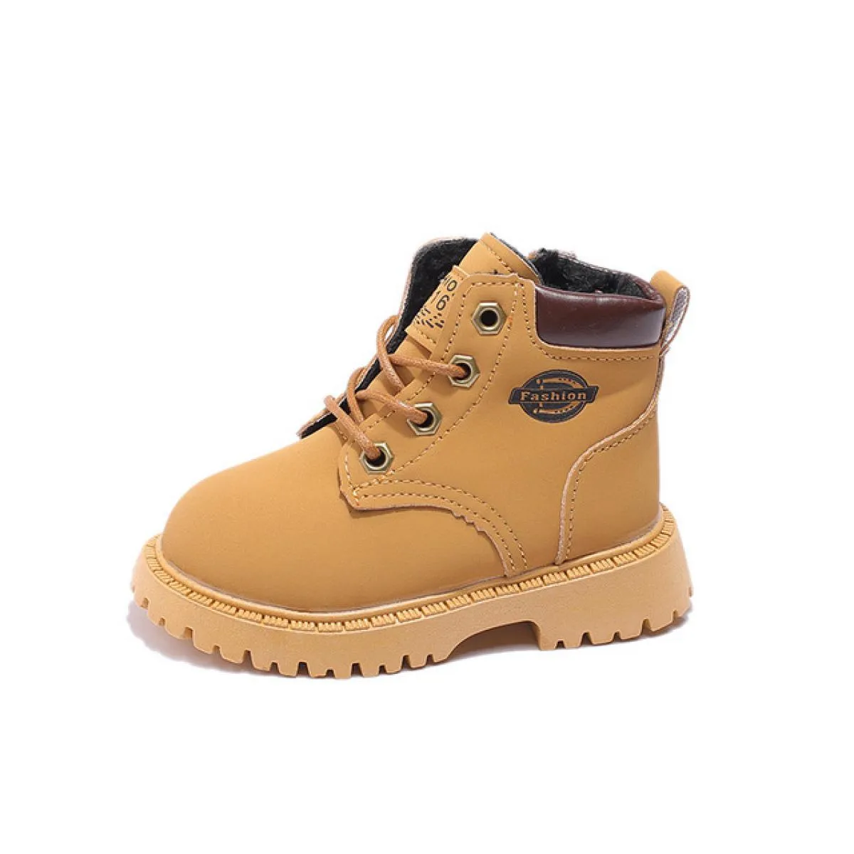 Stivali da neve per bambini Stivaletti invernali per neonato Scarpe calde da ragazza stringate Scarpe da scuola con plateau in p