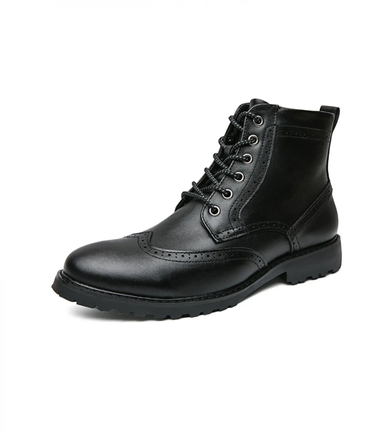 Stivali da uomo di design di lusso Stivali Martin in pelle Piattaforma di moda Stivaletti alla caviglia da esterno Inverno Brock