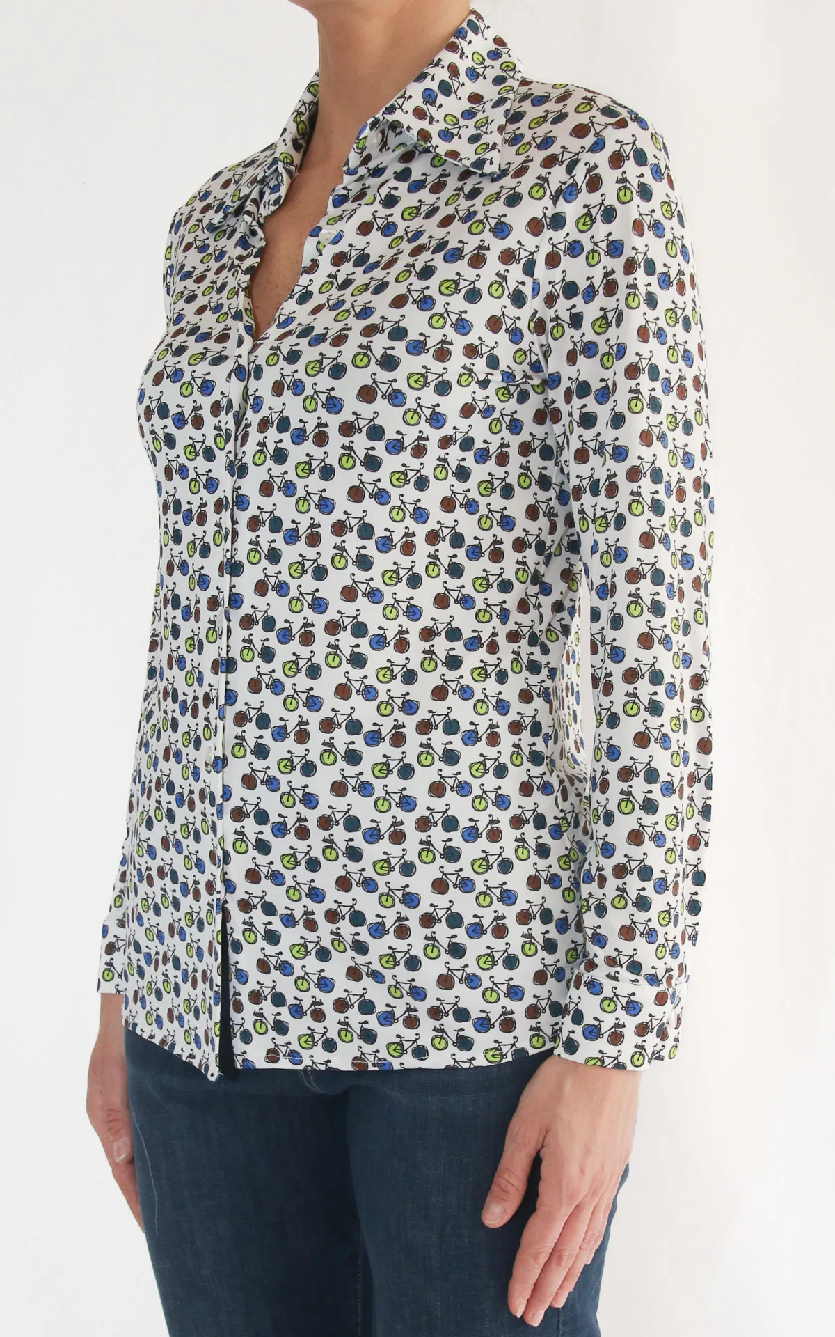 Susan Di – Camicia maglina – Biciclette
