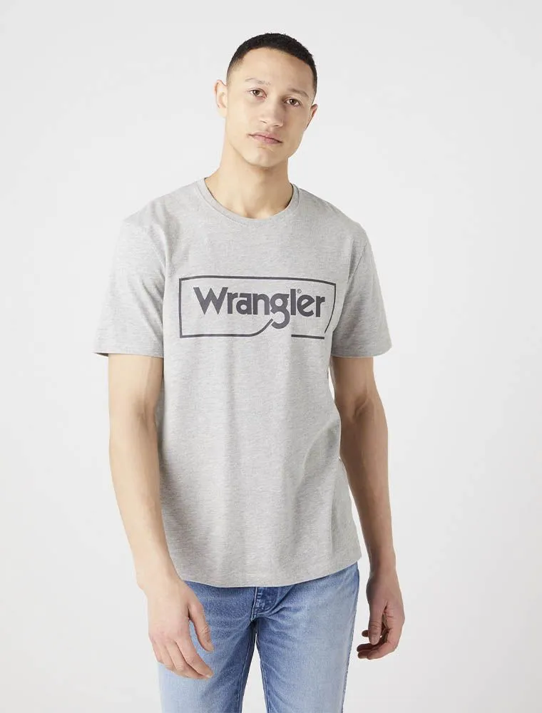 T-shirt Manica Corta Wrangler - Grey