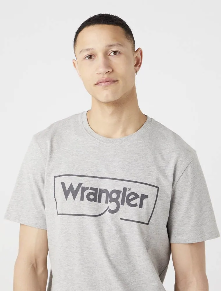T-shirt Manica Corta Wrangler - Grey