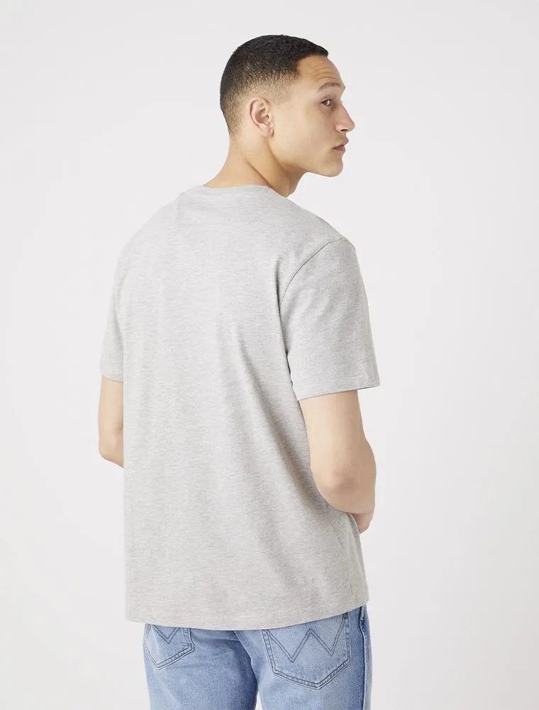 T-shirt Manica Corta Wrangler - Grey