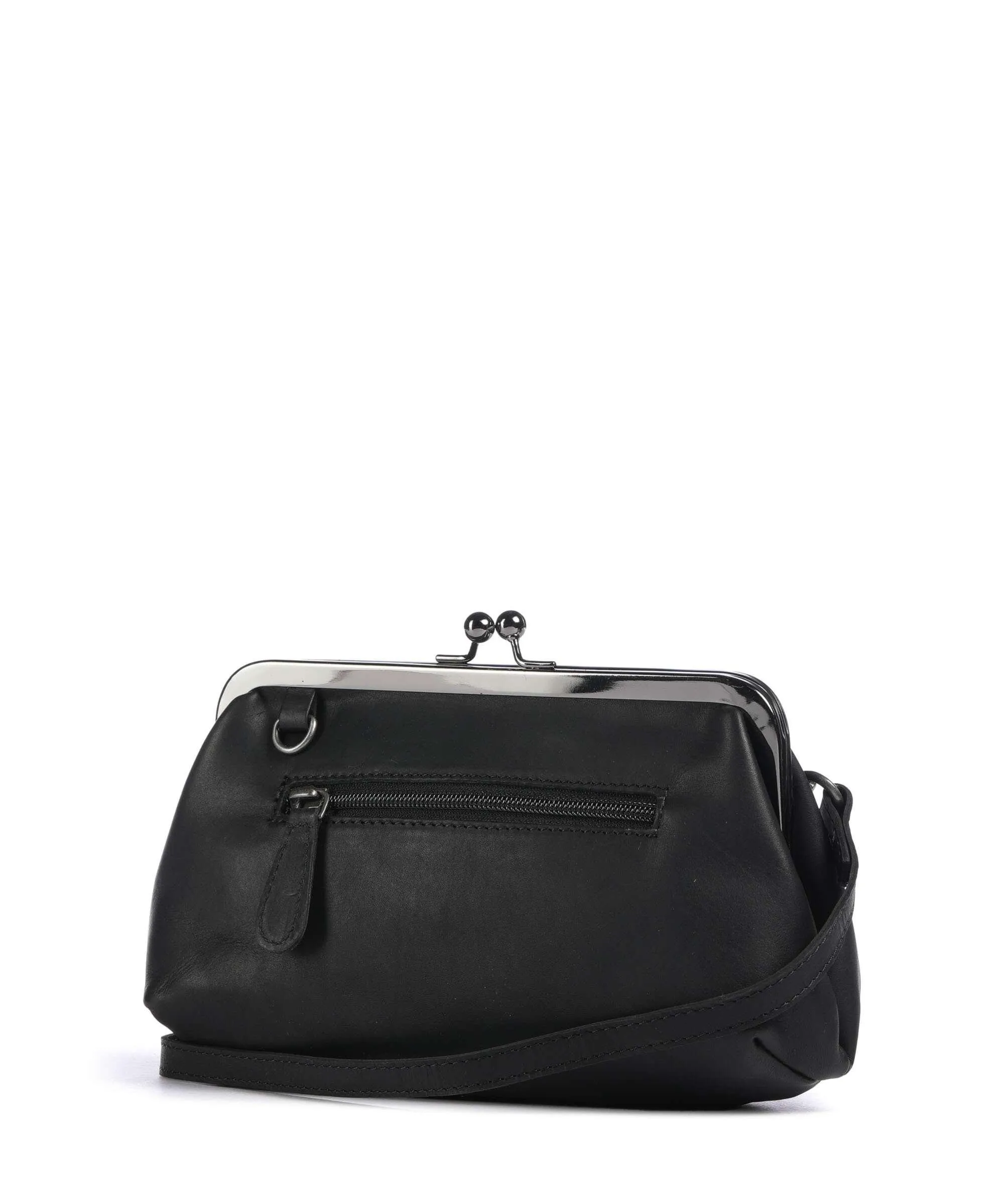  The Chesterfield Brand Cow Wax Pull Up Andrade Borsa a spalla pelle di vacchetta pull-up nero  