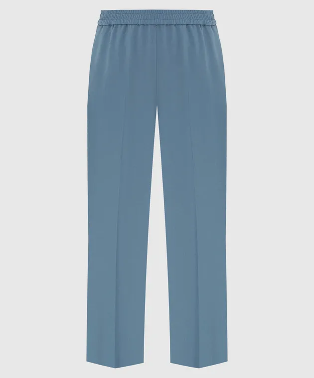 Theory Pantaloni cropped turchese scuro L0109224