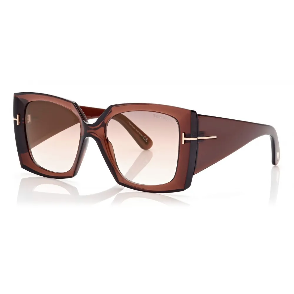 Tom Ford - Jacquetta - Occhiali da Sole Squadrati - Marrone - FT0921 - Occhiali da Sole - Tom Ford Eyewear