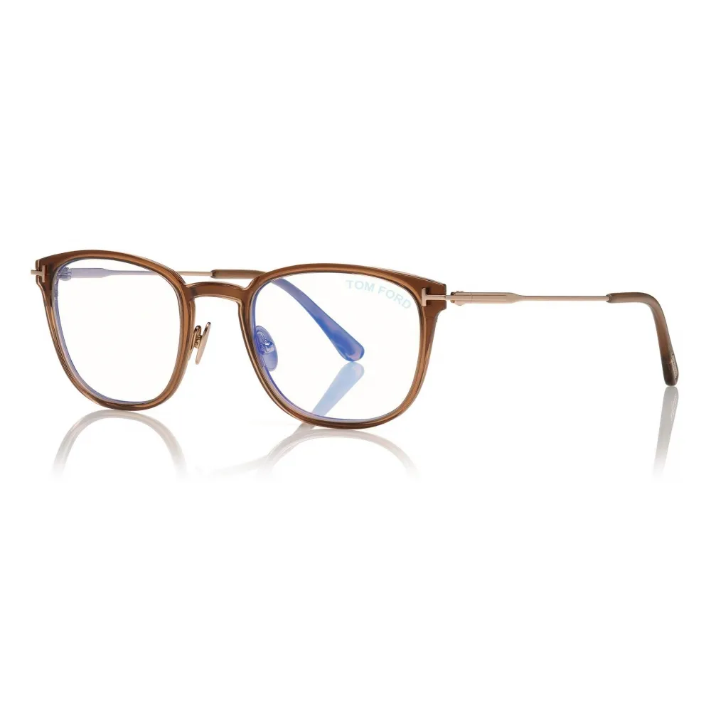 Tom Ford - Occhiali da Vista Rettangolare - Grigio - FT5694-B - Occhiali da Vista - Tom Ford Eyewear