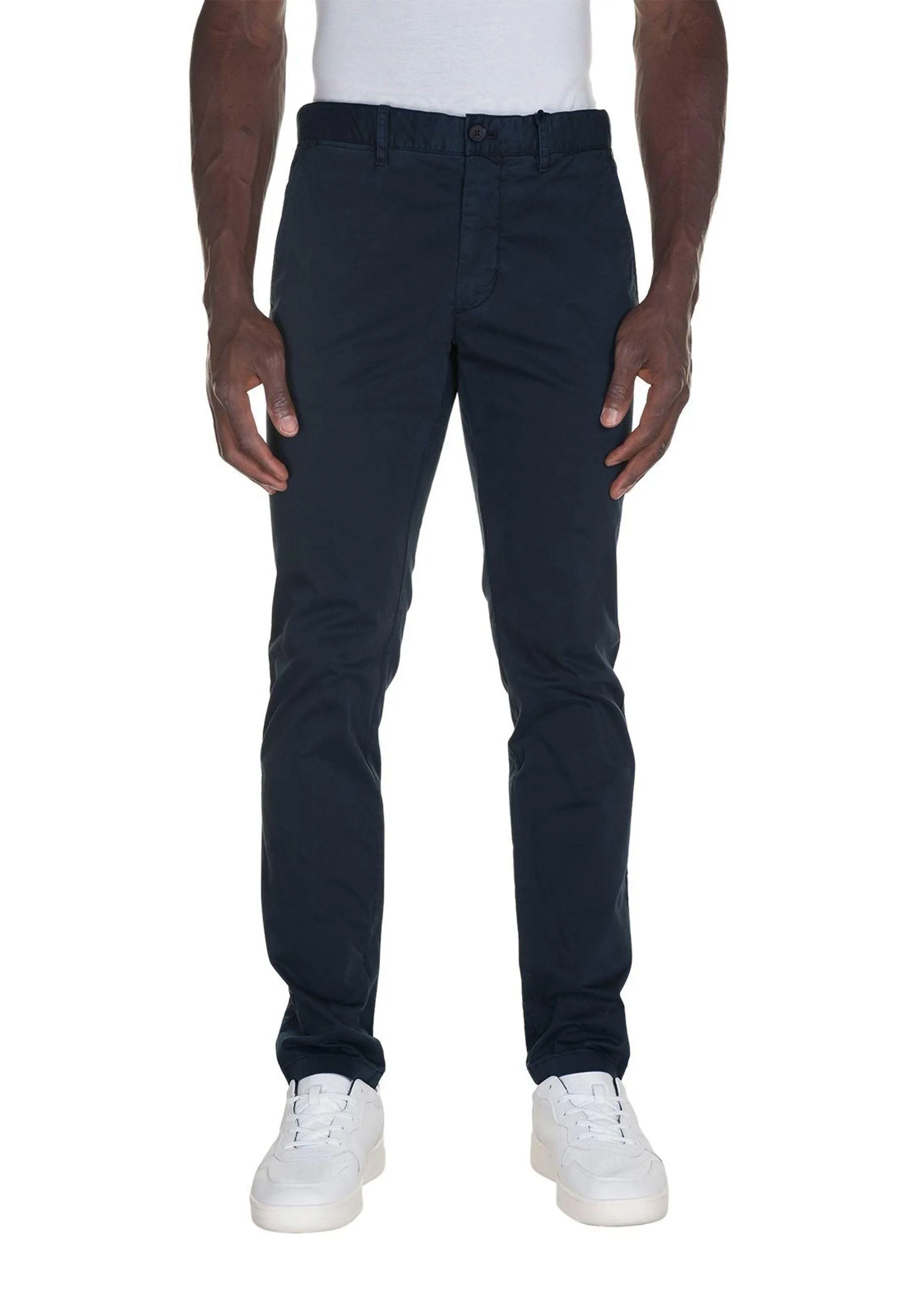 TOMMY HILFIGER Pantalone Lungo Bleecker Flex Slim Fit Blu Desert Sky MW0MW26839