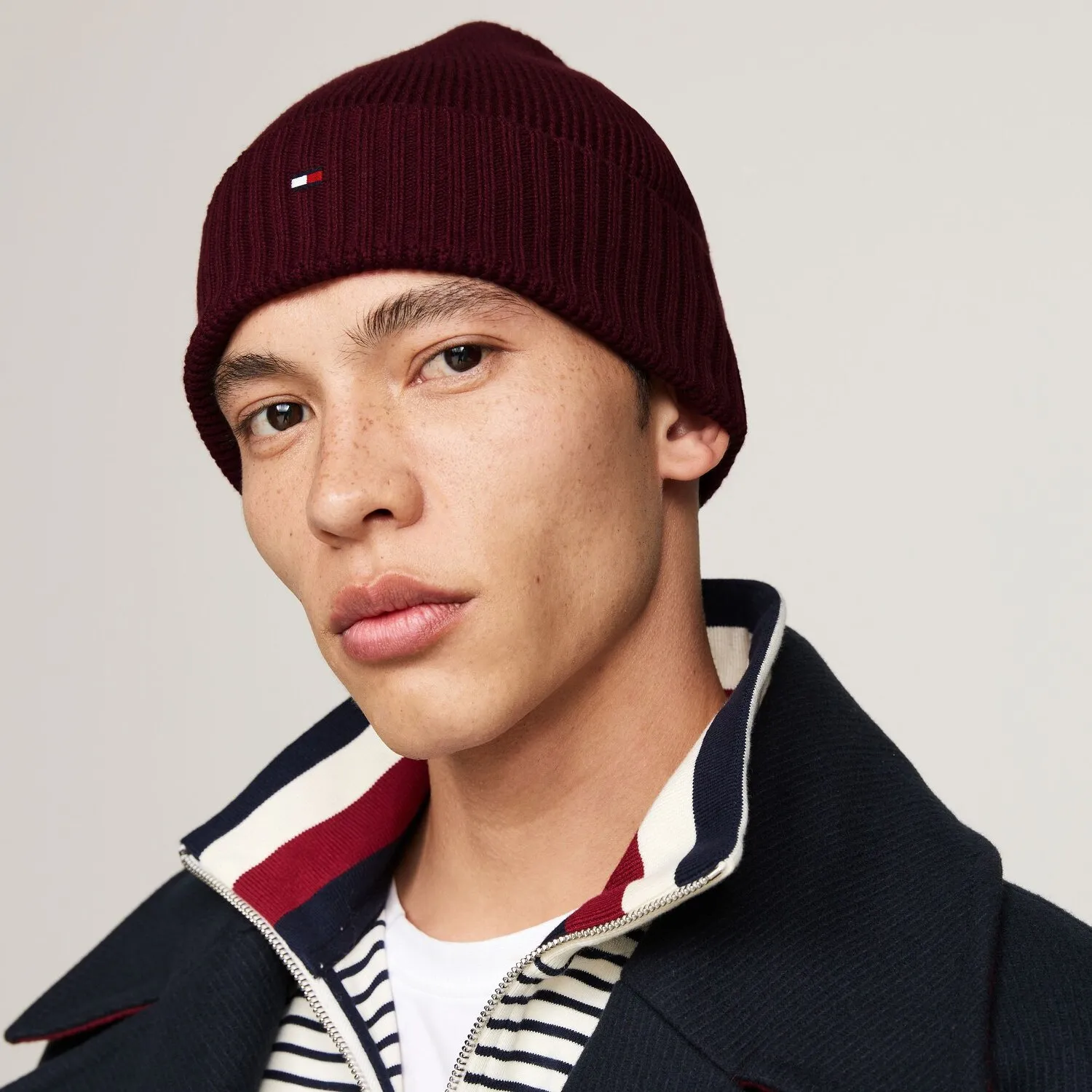 Tommy Hilfiger TH Flag Cappello lavorato a maglia