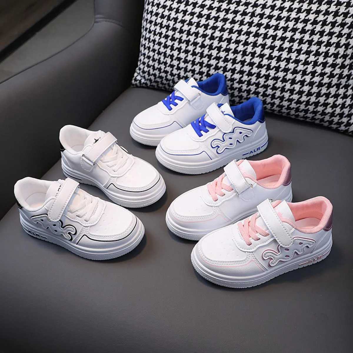 Unsiex Ragazzi Ragazze Scarpe Bambini Scarpe da ginnastica con plateau Casual 3 12 anni Primavera Bambini Scarpe robuste Scarpe