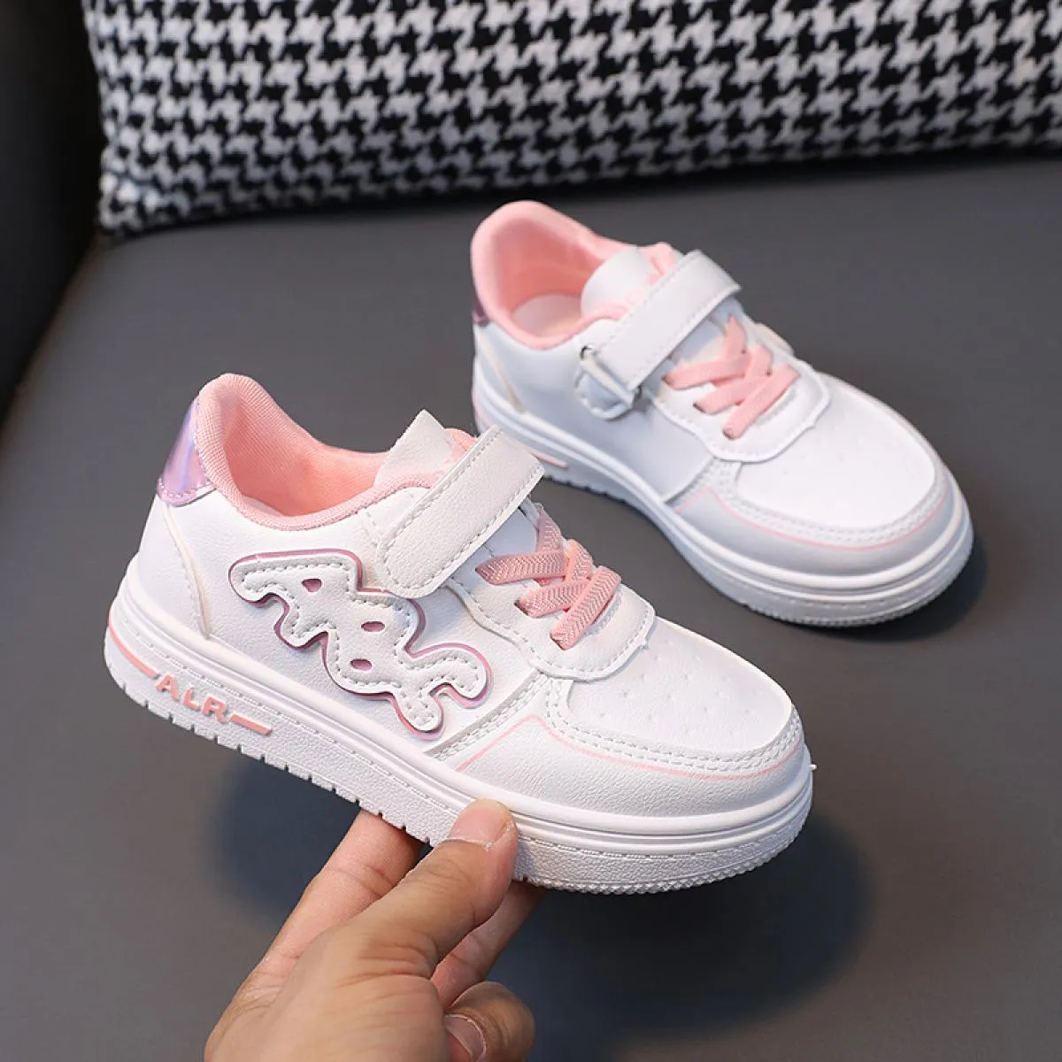 Unsiex Ragazzi Ragazze Scarpe Bambini Scarpe da ginnastica con plateau Casual 3 12 anni Primavera Bambini Scarpe robuste Scarpe