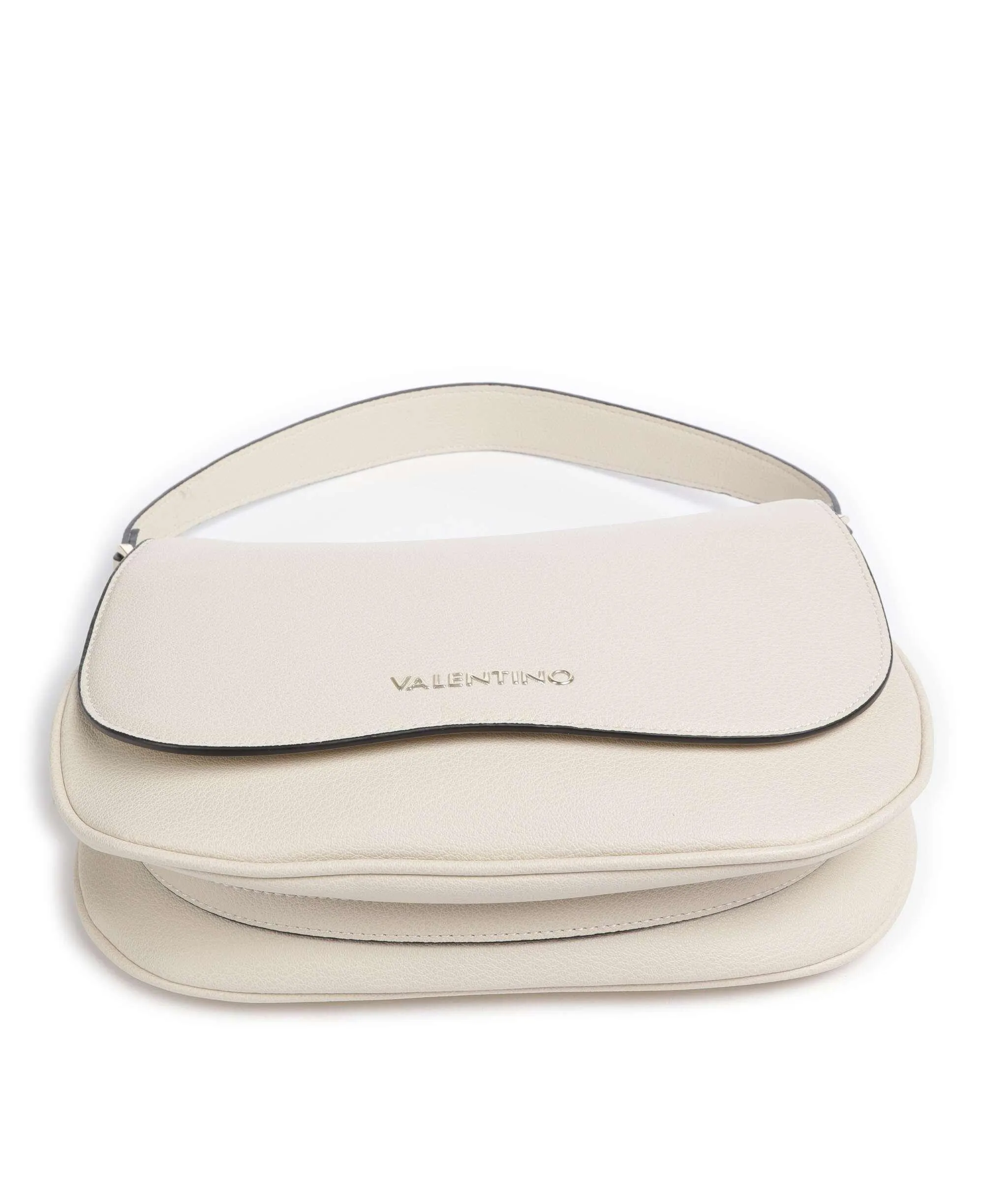  Valentino Bags Cortina Re Borsa a spalla pelle sintetica avorio  