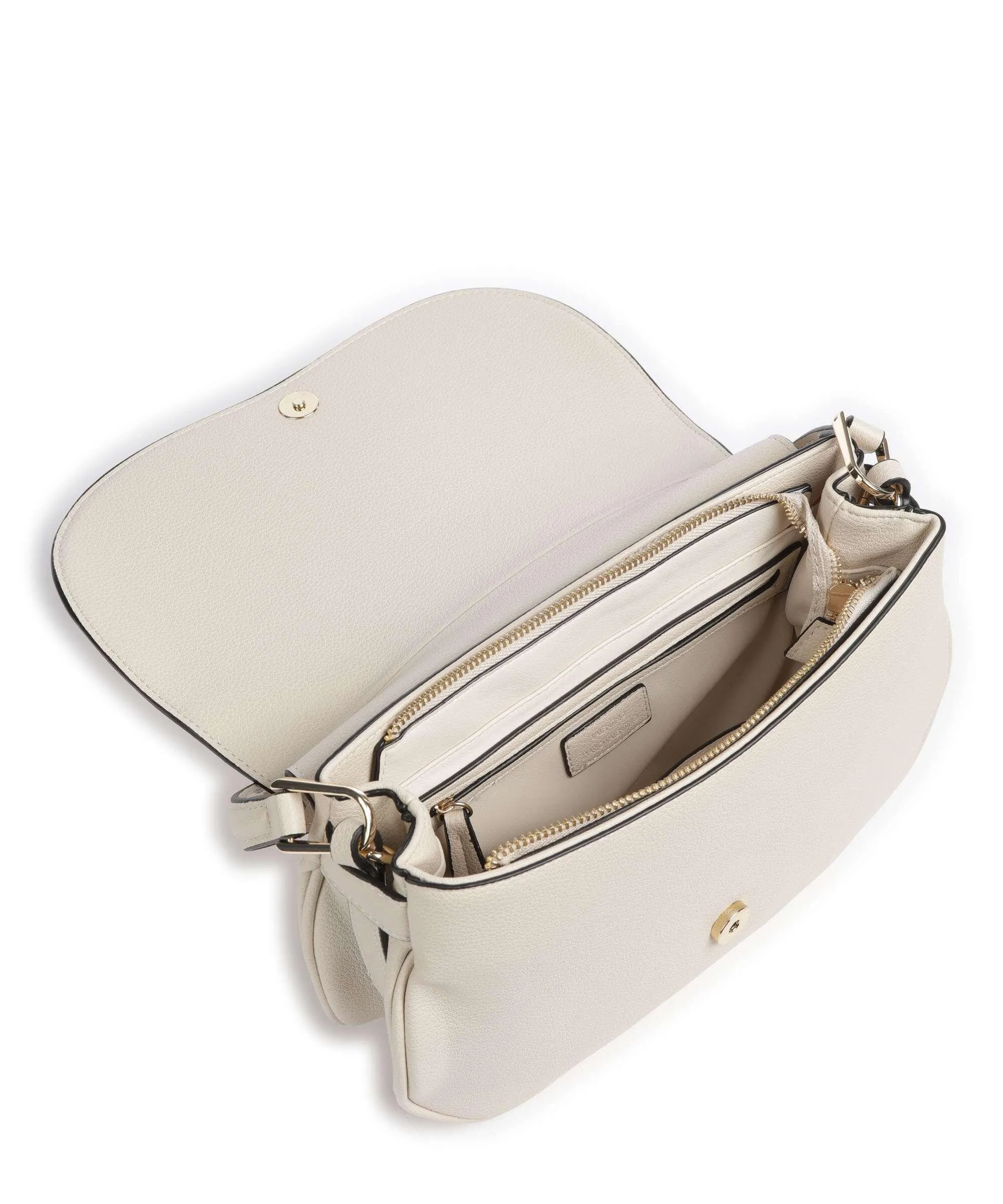  Valentino Bags Cortina Re Borsa a spalla pelle sintetica avorio  