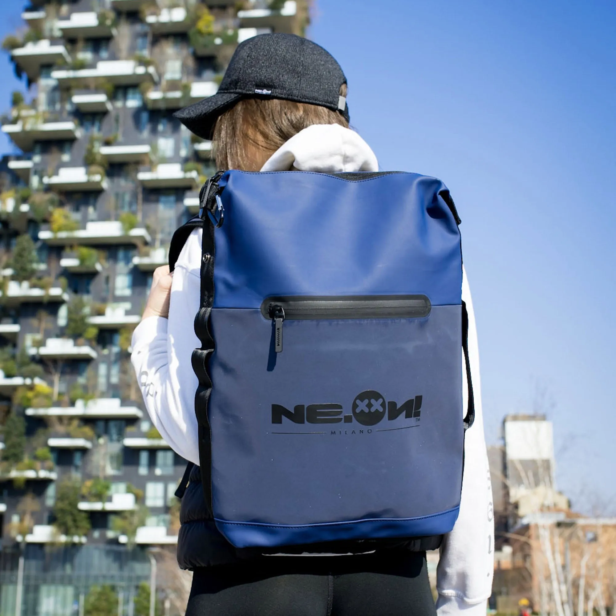 Vertical Tech Backpack / Blue