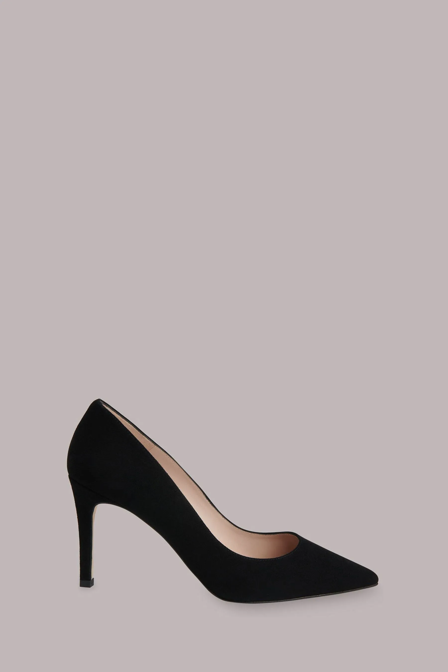 Whistles - Corie - Nero scamosciata - Sneakers con tacco