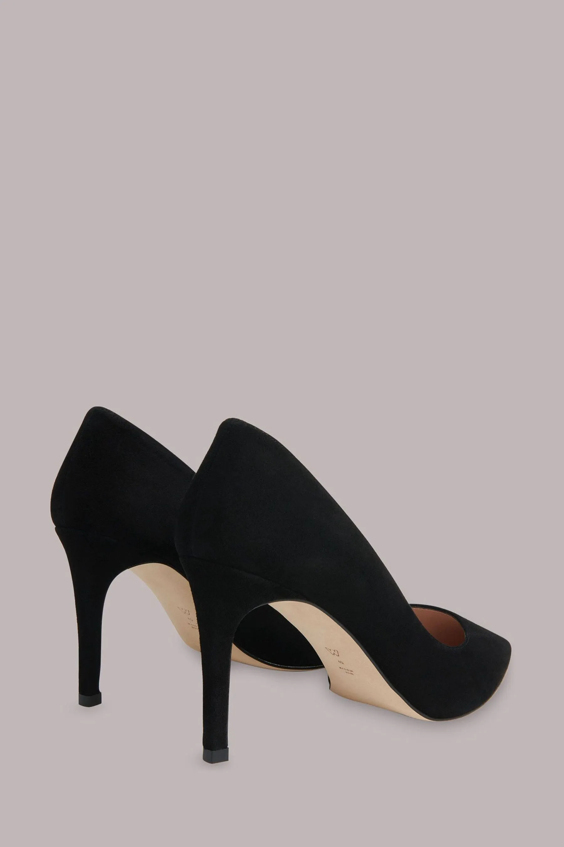 Whistles - Corie - Nero scamosciata - Sneakers con tacco
