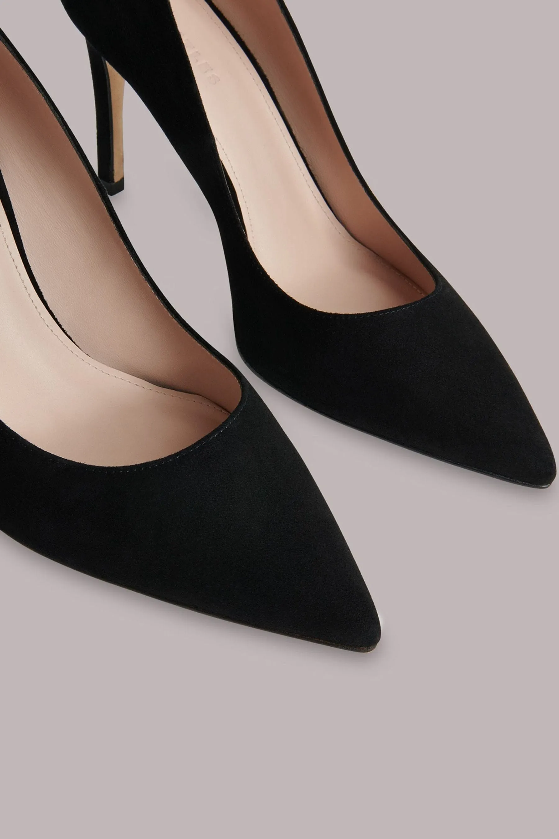 Whistles - Corie - Nero scamosciata - Sneakers con tacco