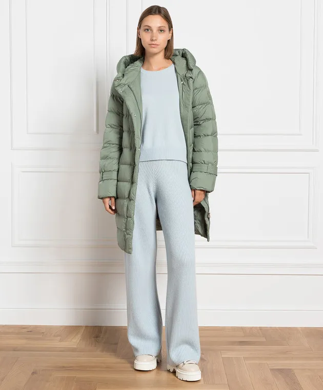 Woolrich Piumino verde con logo CFWWOU0909FRUT2635