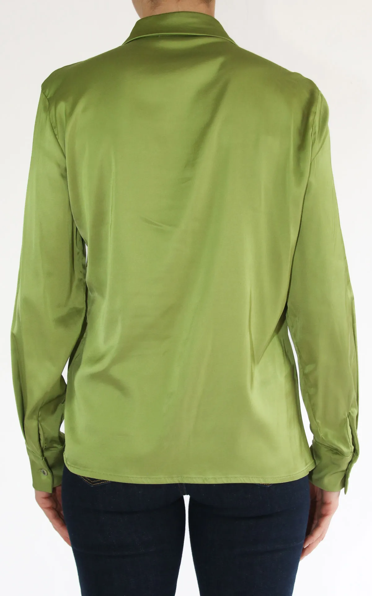 Wu’ Side – Camicia tinta unita – Verde