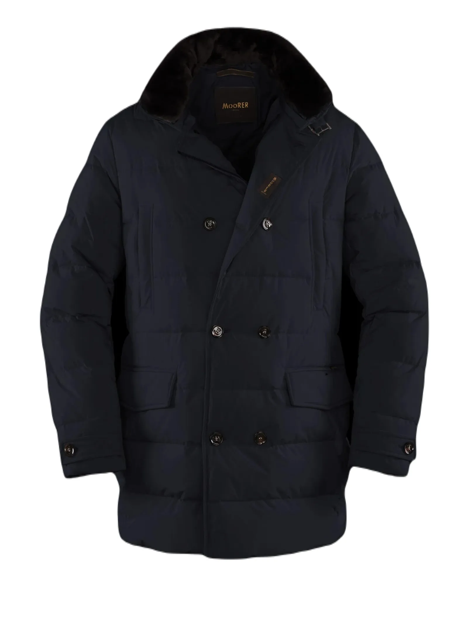 ZARBO-STP GIACCONE DOPPIOPETTO  MOORER  UOMO MOUGI100435TEPA023U0498